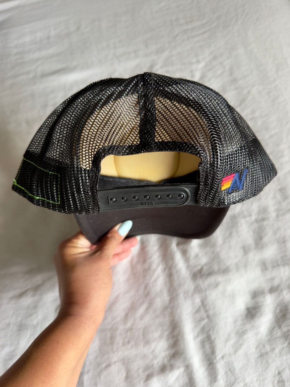 Aviator Nation Smiley Vintage Trucker Hat - Picture 2 of 3
